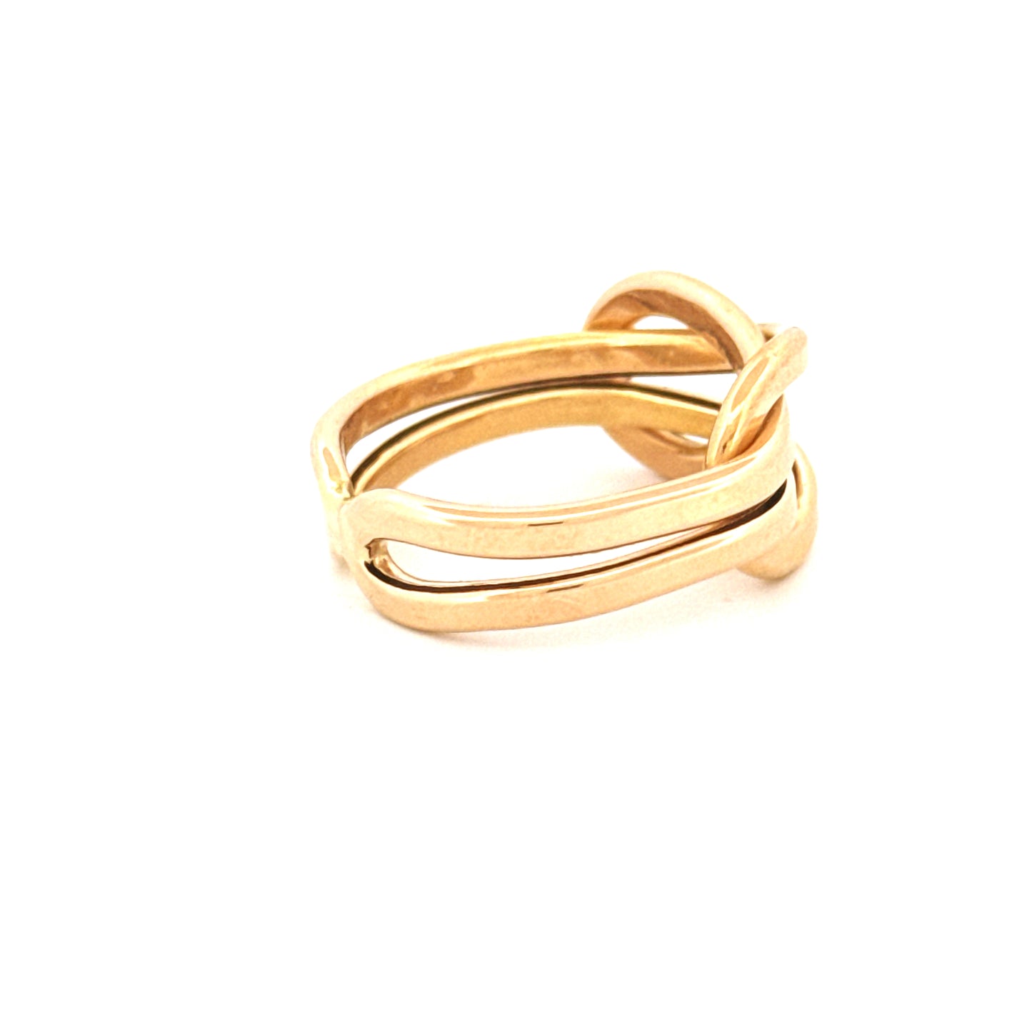 Ring Gelbgold 18k - Gereh-e Tala (Goldener Knoten)