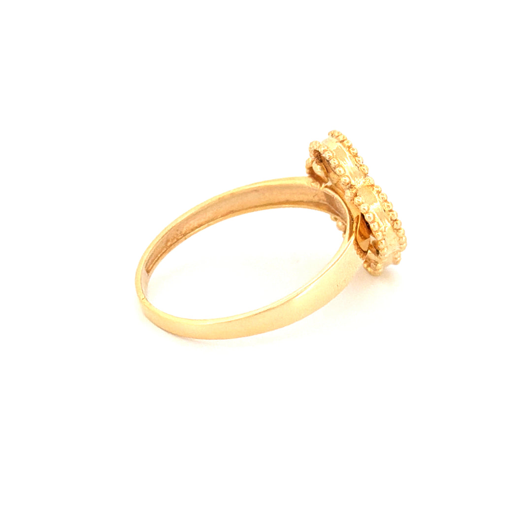 Ring Gelbgold 18k – Shabdar-e Angosht (Glück für den Finger)