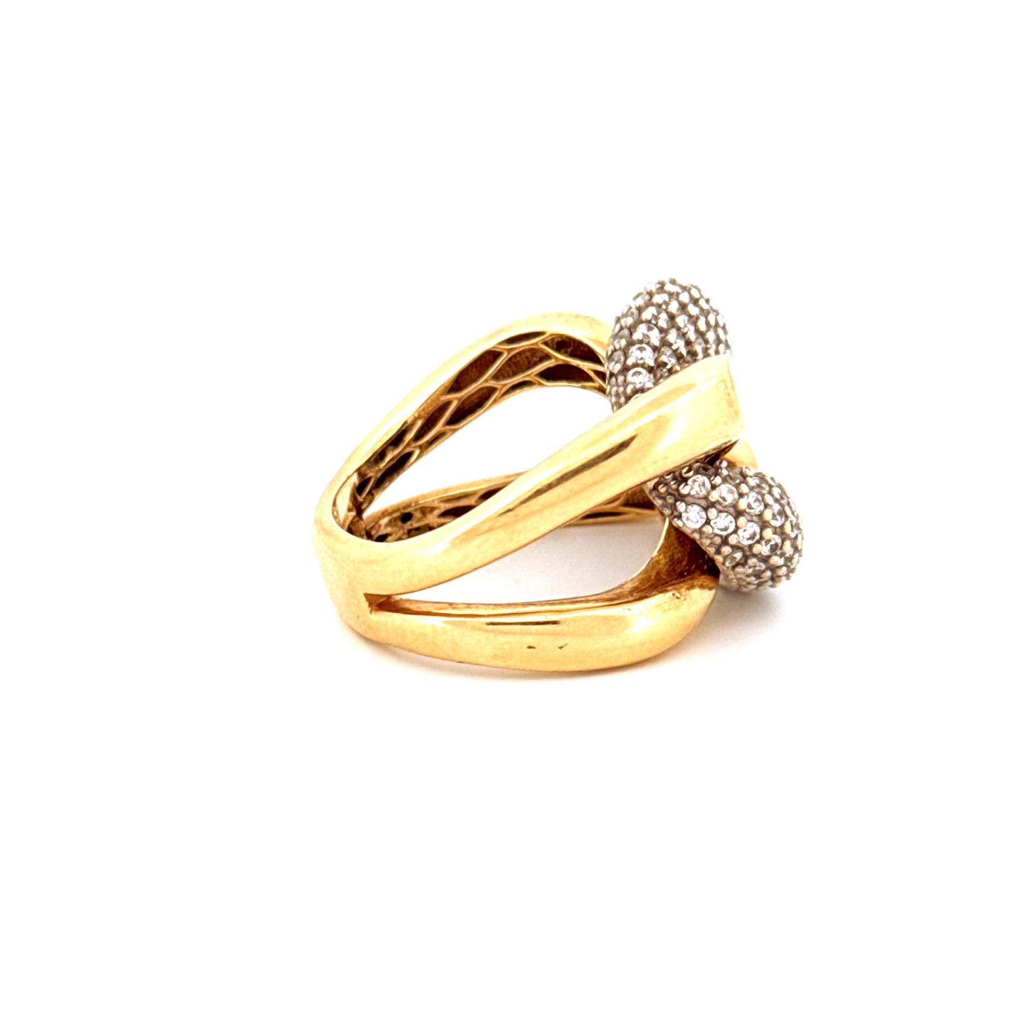 Ring Gelbgold 18k - Halgheh-ye Hamahang (Harmonische Verschlingung)