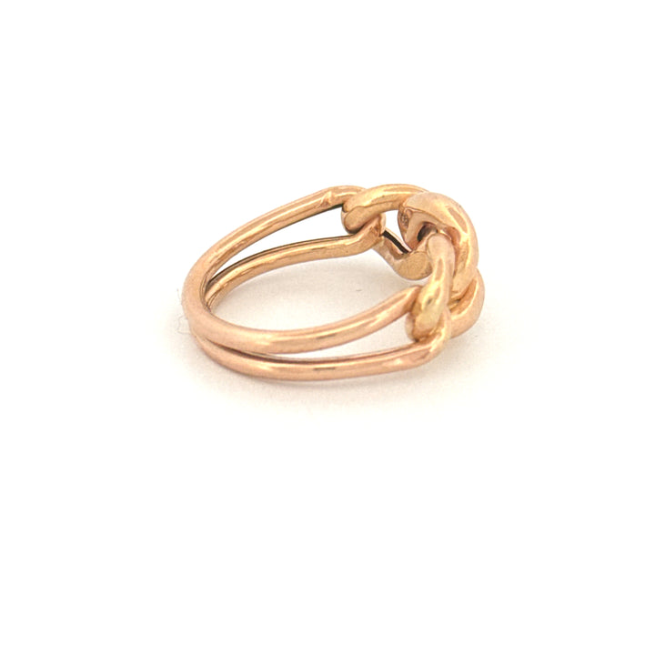 Ring Gelbgold 18k – Zanjir-e Arâm (Ruhige Kette)