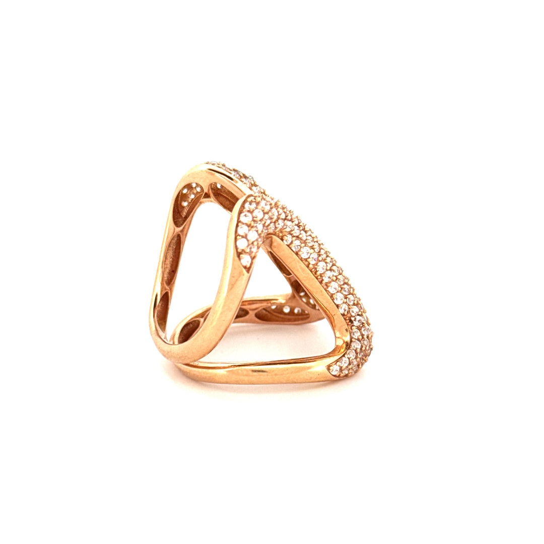 Ring Gelbgold 18k - Raqsandeh (Die Tänzerin)