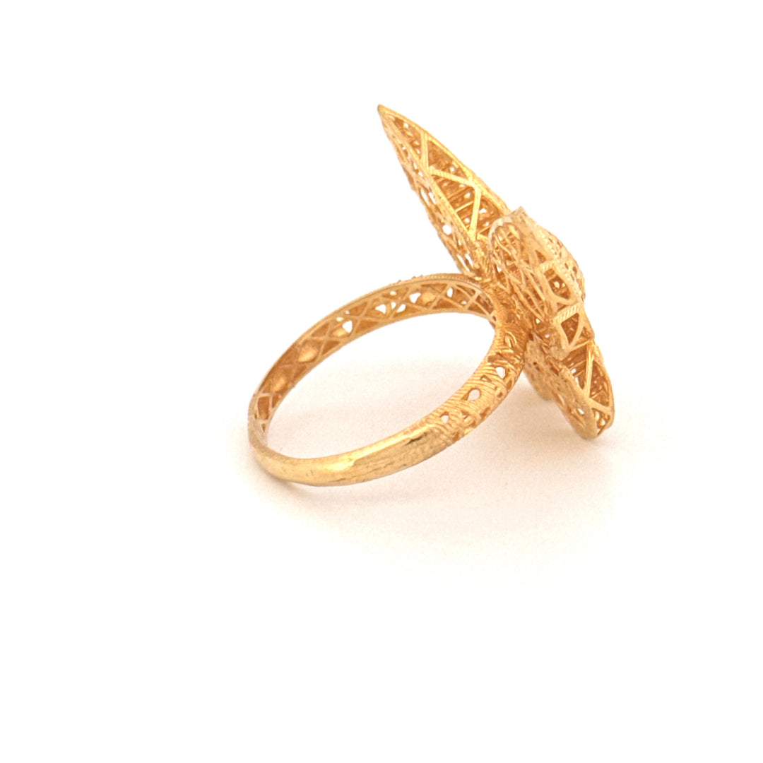 Ring Gelbgold 18k - Parvaneh-ye Bahari (Frühlingsschmetterling)