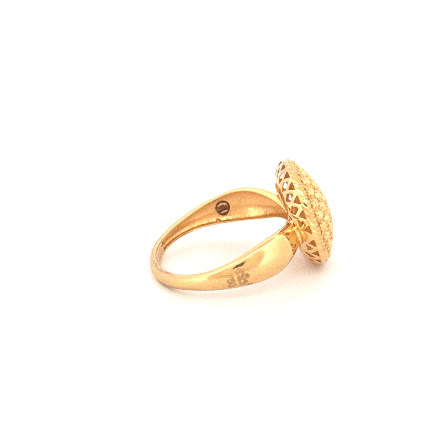 Ring Gelbgold 18k - Gooy-e Aftab (Sonnenkugel)
