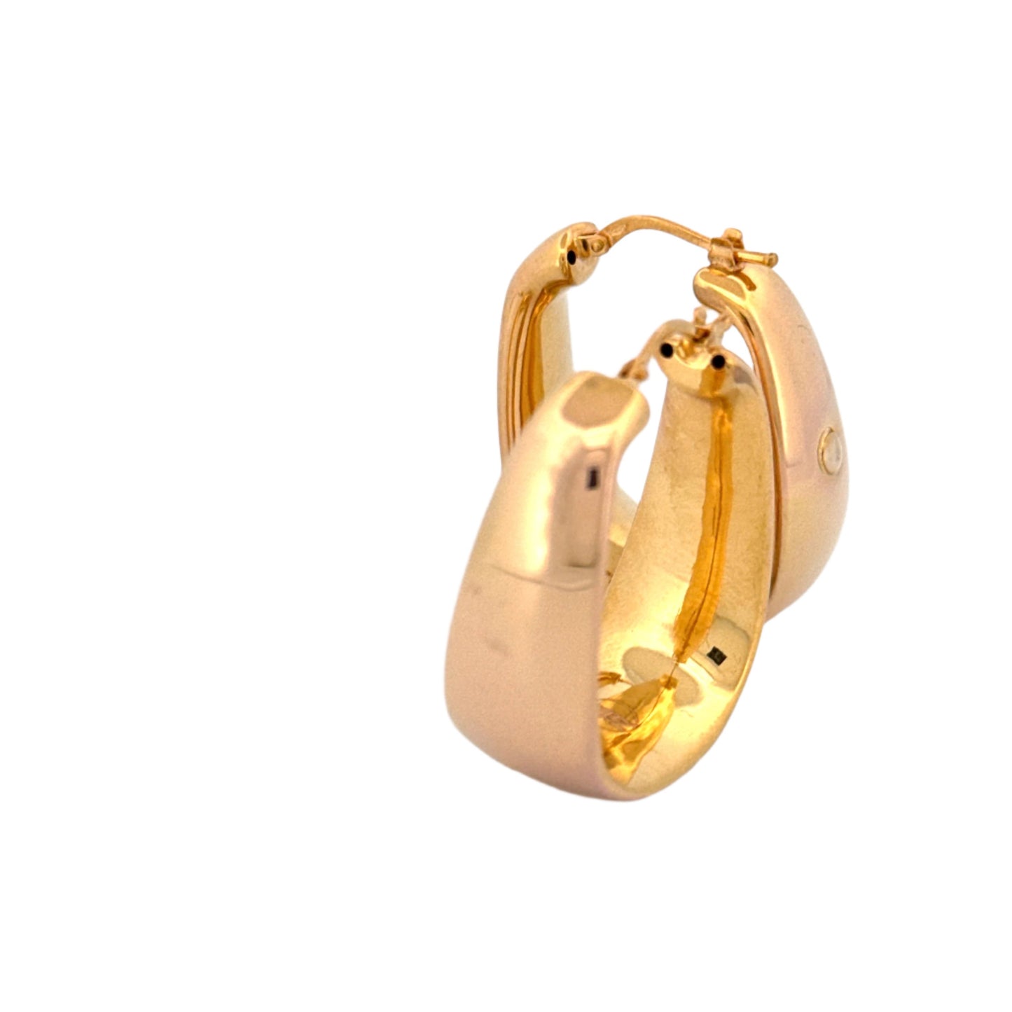 Ohrringe Gelbgold 18k - Mah-e Tala (Goldener Halbmond)