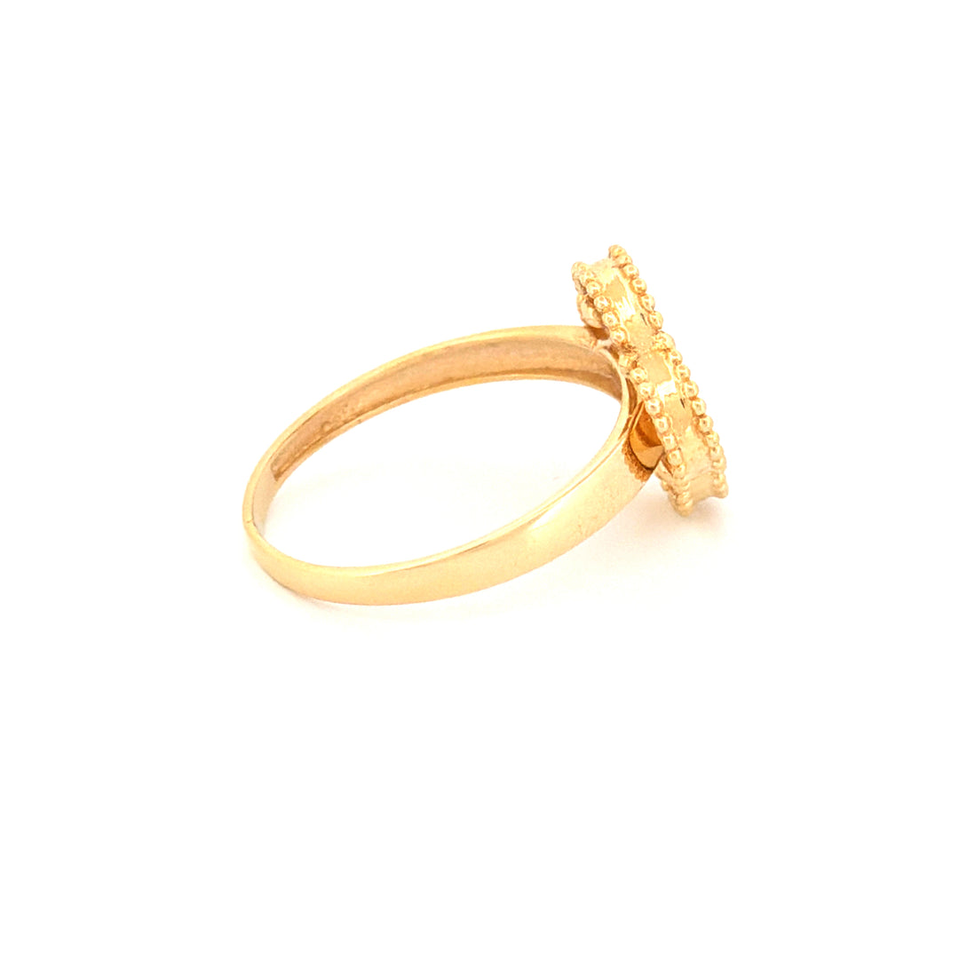 Ring Gelbgold 18k – Shabdar-e Angosht (Glück für den Finger)