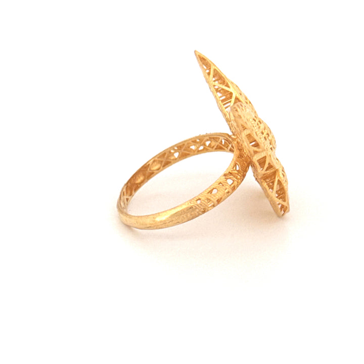 Ring Gelbgold 18k - Parvaneh-ye Bahari (Frühlingsschmetterling)