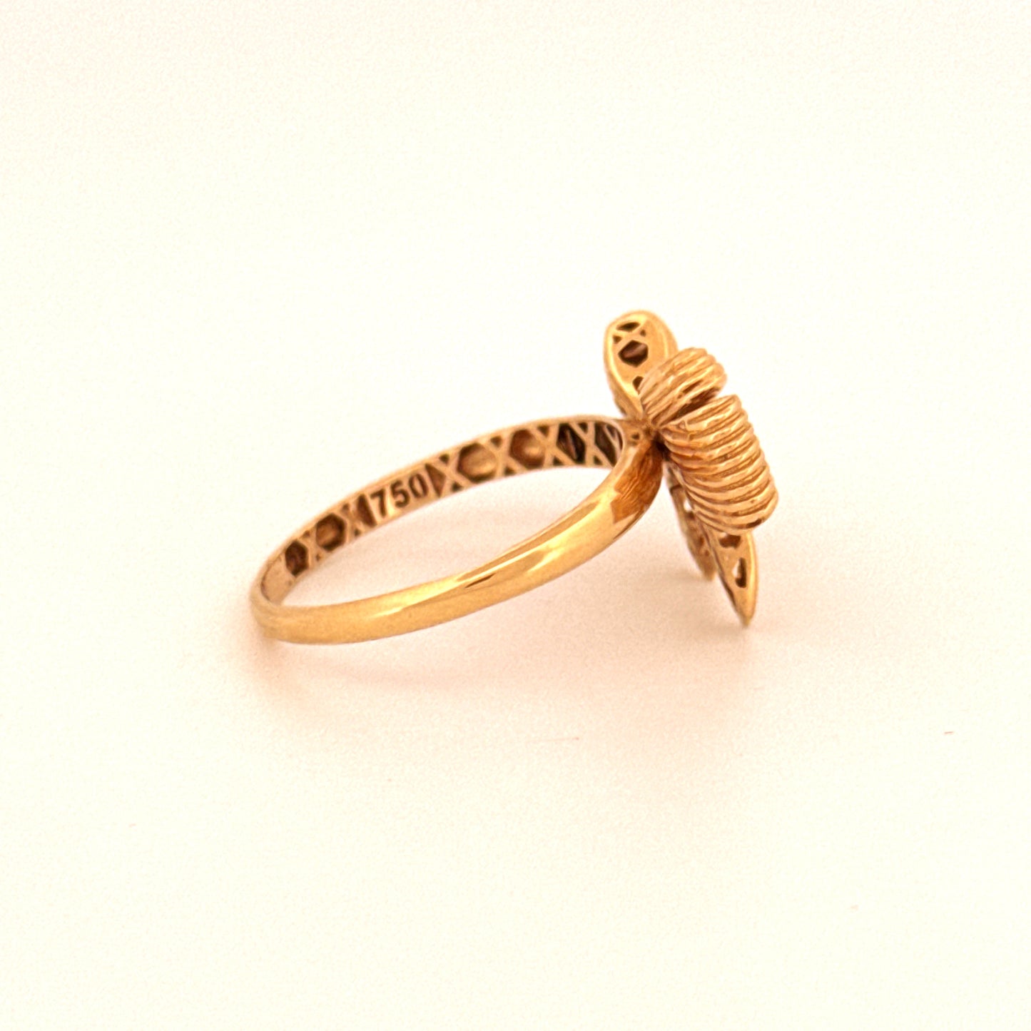 Ring Gelbgold 18k - Papillon-e Farah Diba (Schleife von Farah Diba)