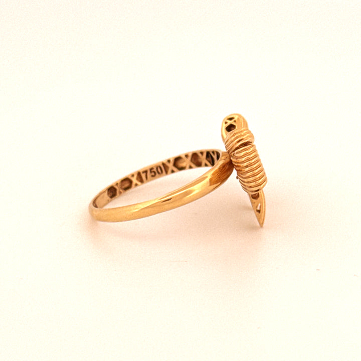 Ring Gelbgold 18k - Papillon-e Farah Diba (Schleife von Farah Diba)