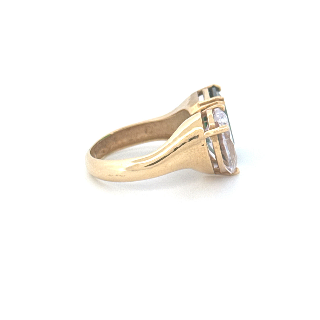 Ring Gelbgold 18k – Do Jān (Zwei Seelen)