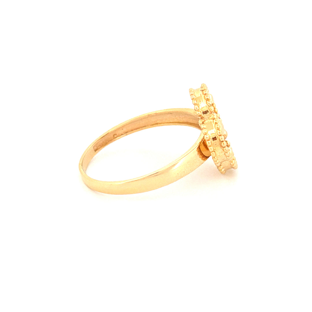 Ring Gelbgold 18k – Shabdar-e Angosht (Glück für den Finger)