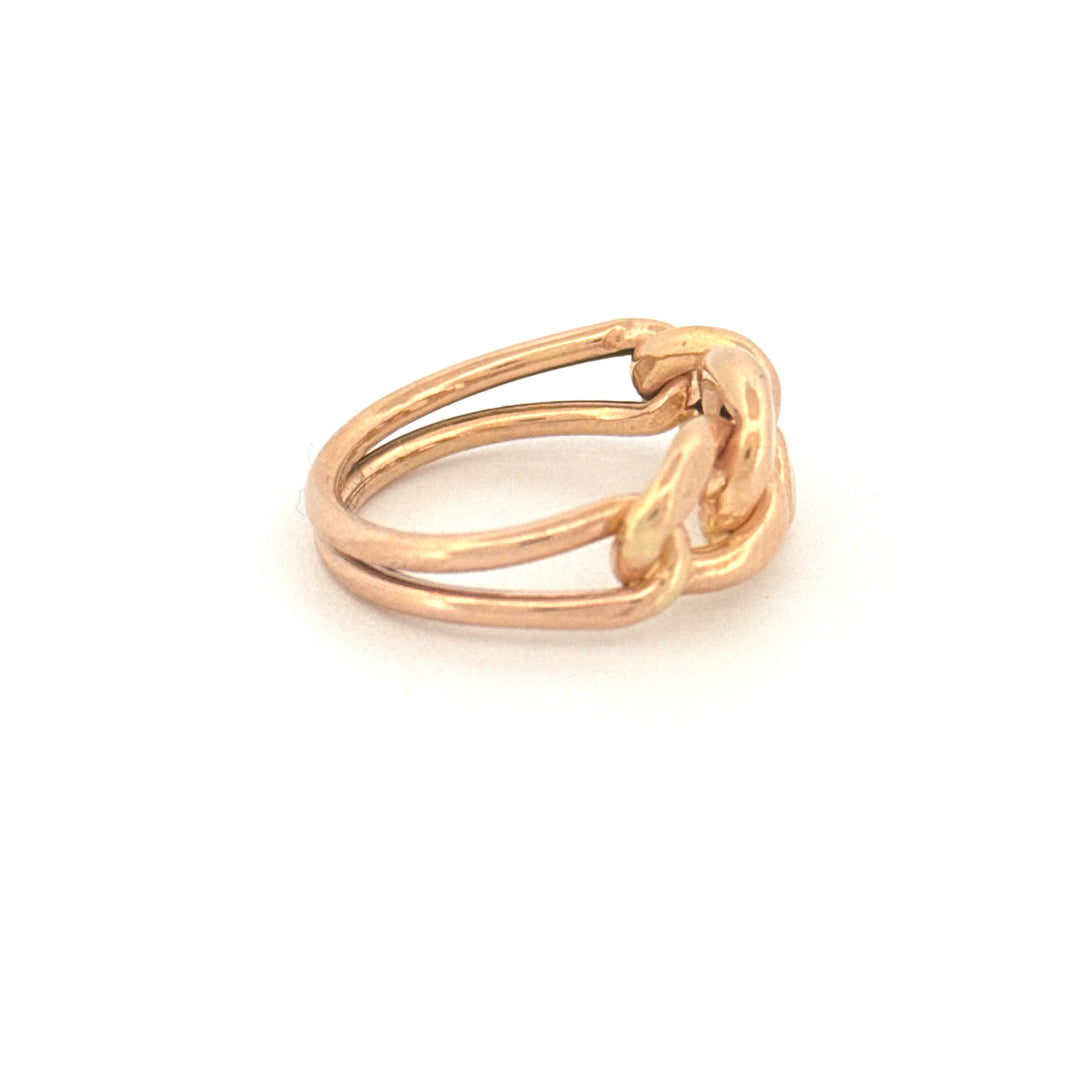 Ring Gelbgold 18k – Zanjir-e Arâm (Ruhige Kette)