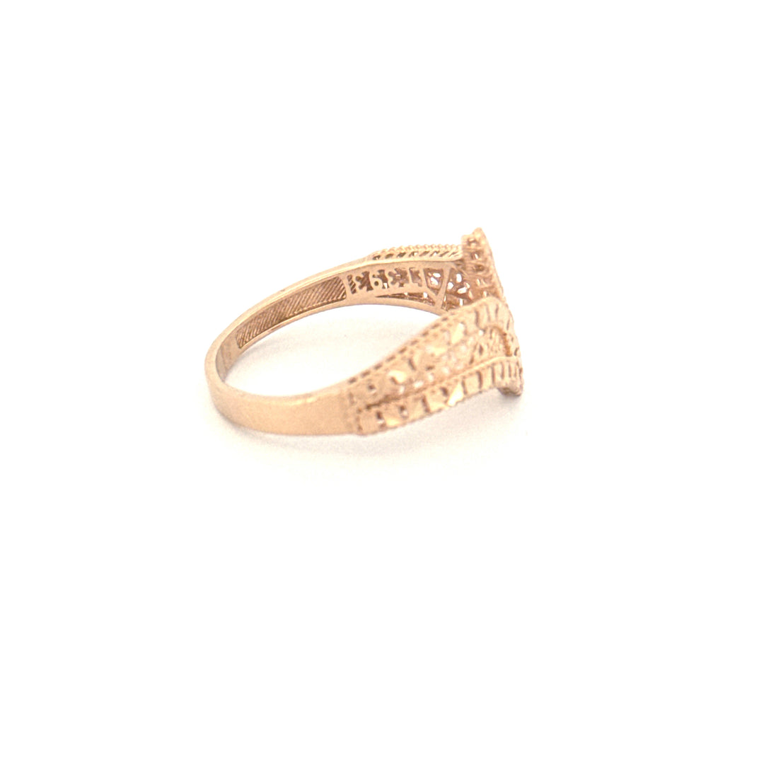 Ring Gelbgold 18k – Mehrâb (Bogenform)