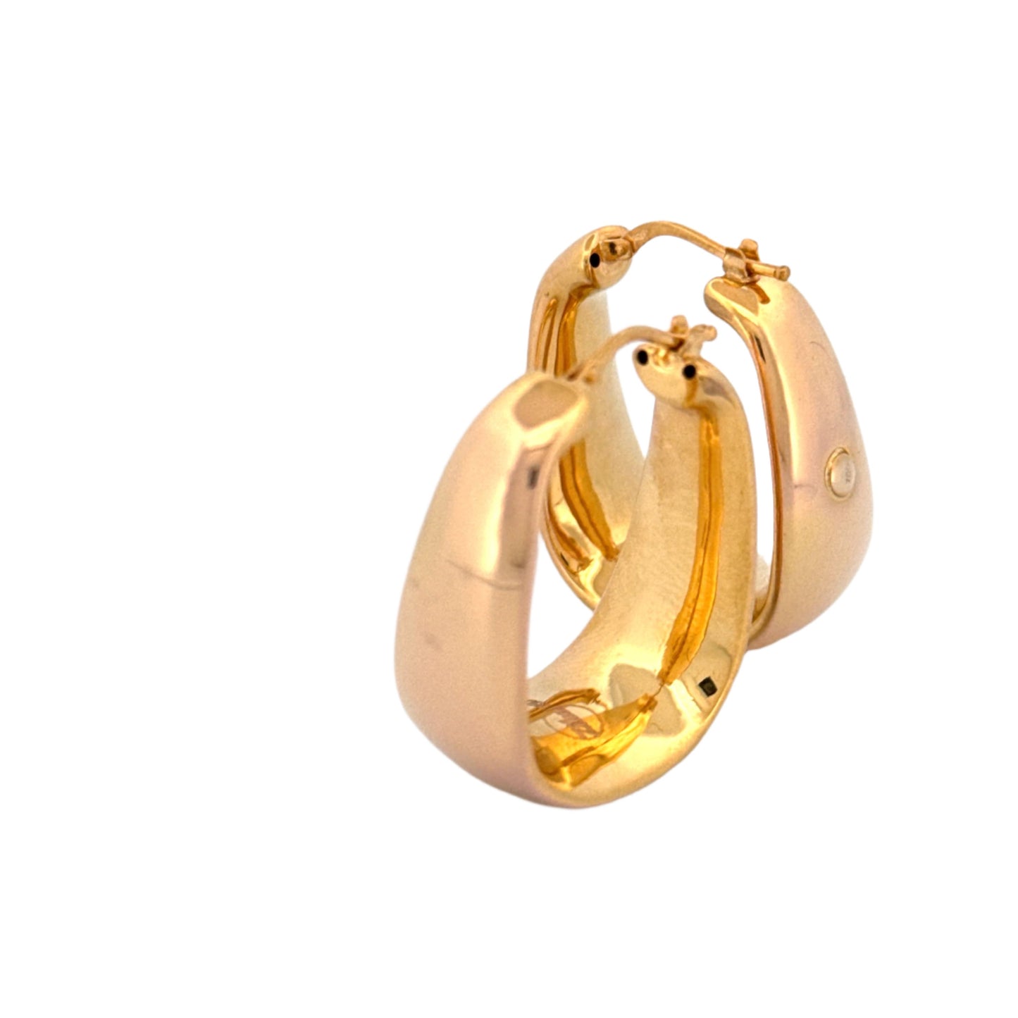 Ohrringe Gelbgold 18k - Mah-e Tala (Goldener Halbmond)