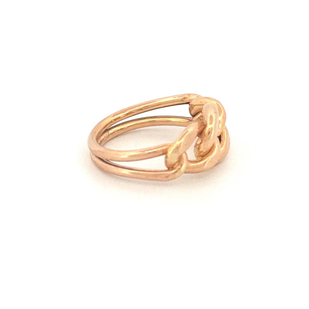 Ring Gelbgold 18k – Zanjir-e Arâm (Ruhige Kette)