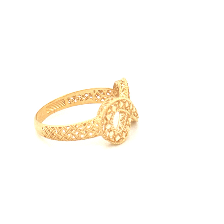 Ring Gelbgold 18k - Bi-Nahayat (Unendlichkeit)