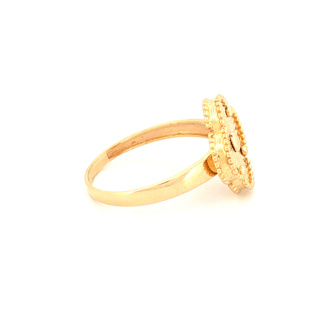 Ring Gelbgold 18k – Shabdar-e Angosht (Glück für den Finger)