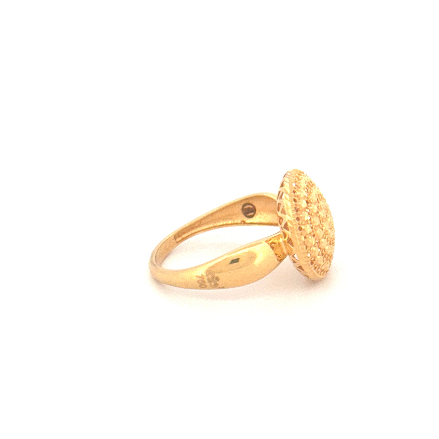 Ring Gelbgold 18k - Gooy-e Aftab (Sonnenkugel)