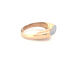 Ring Gelbgold & Weissgold 18k – Ashkbār (Tränenformen)