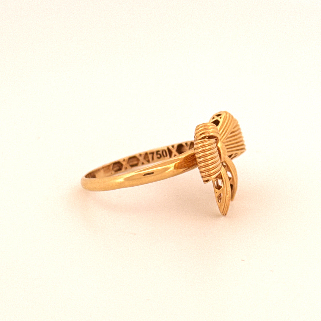 Ring Gelbgold 18k - Papillon-e Farah Diba (Schleife von Farah Diba)