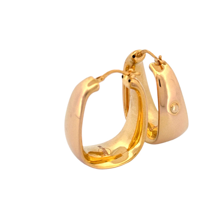 Ohrringe Gelbgold 18k - Mah-e Tala (Goldener Halbmond)