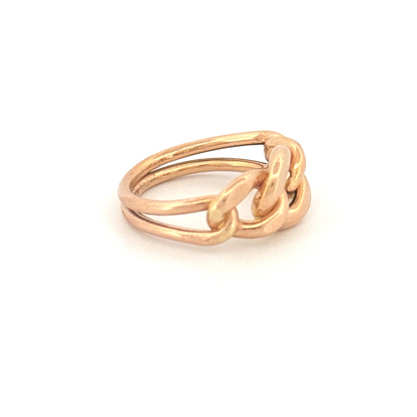Ring Gelbgold 18k – Zanjir-e Arâm (Ruhige Kette)