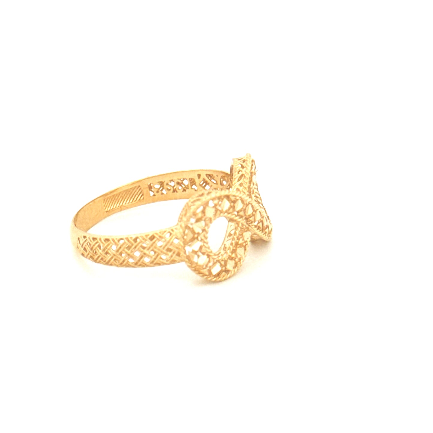 Ring Gelbgold 18k - Bi-Nahayat (Unendlichkeit)