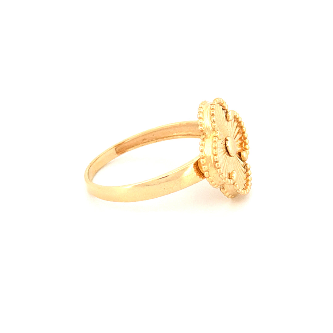 Ring Gelbgold 18k – Shabdar-e Angosht (Glück für den Finger)