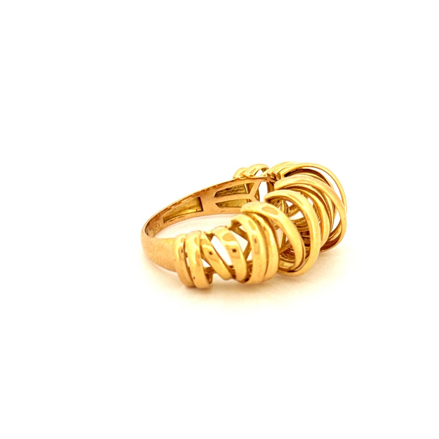 Ring Gelbgold 18k - Navar-e Abrisham (Seidenbänder)