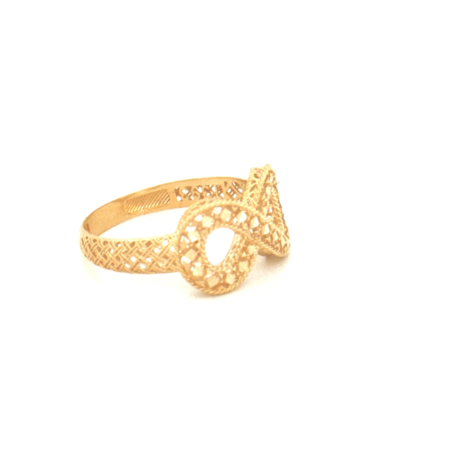 Ring Gelbgold 18k - Bi-Nahayat (Unendlichkeit)