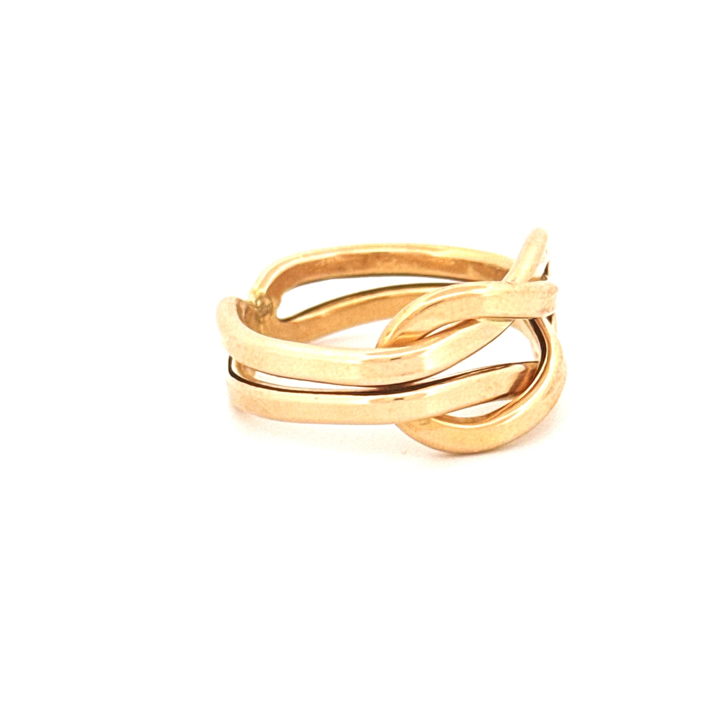 Ring Gelbgold 18k - Gereh-e Tala (Goldener Knoten)