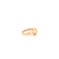 Ring Gelbgold 18k – Shabdar-e Kuchak-e Sefid (Kleines weisses Kleeblatt)