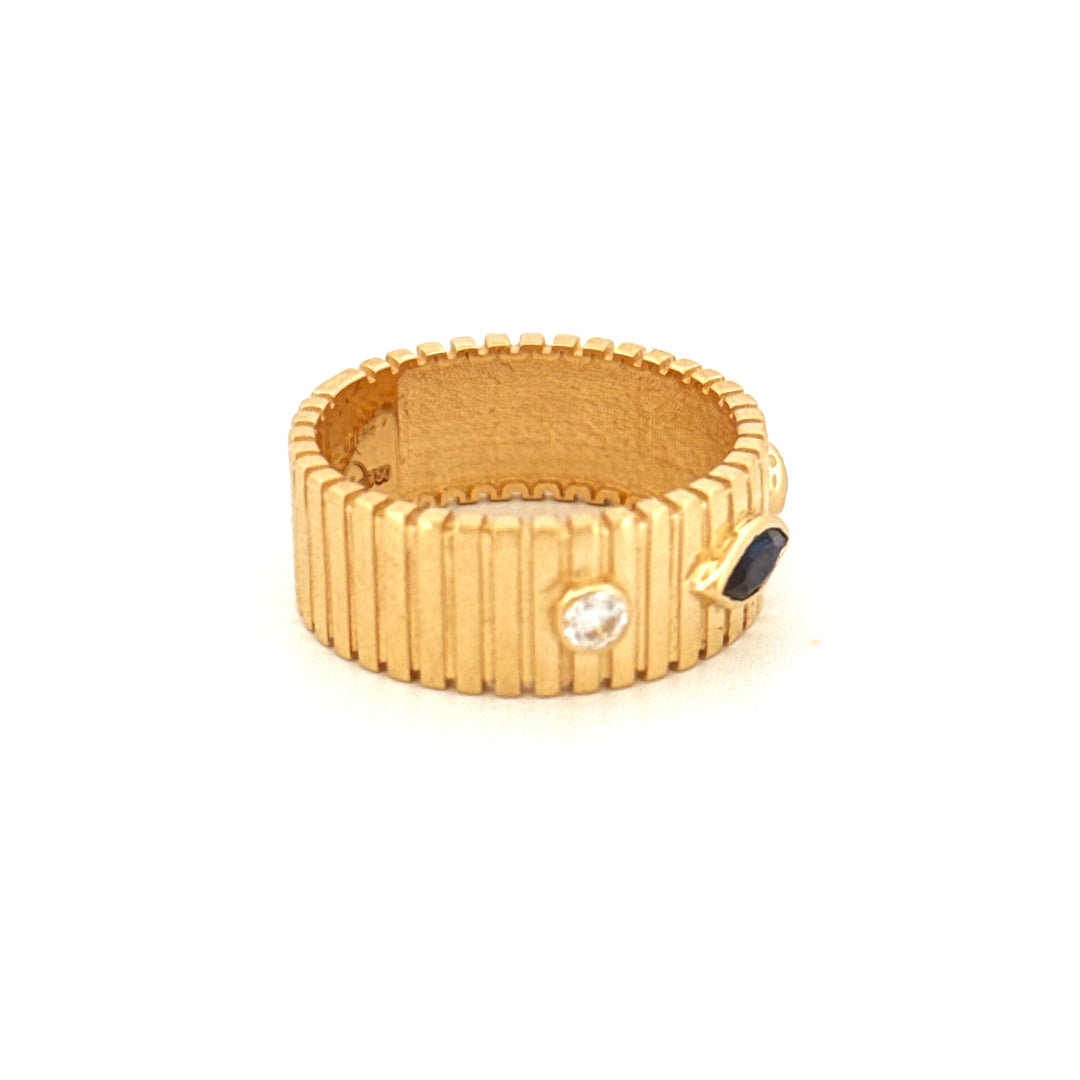 Ring Gelbgold 18k - Cheshm (Auge)