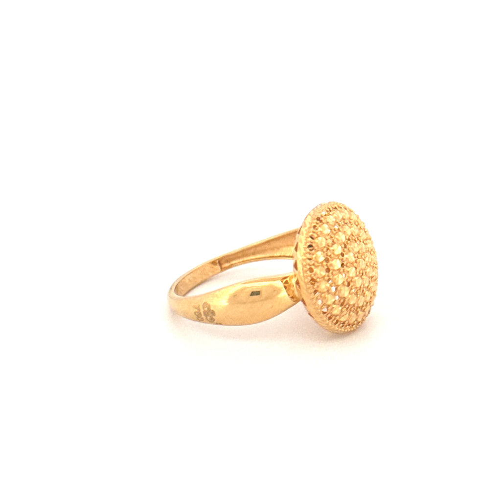 Ring Gelbgold 18k - Gooy-e Aftab (Sonnenkugel)