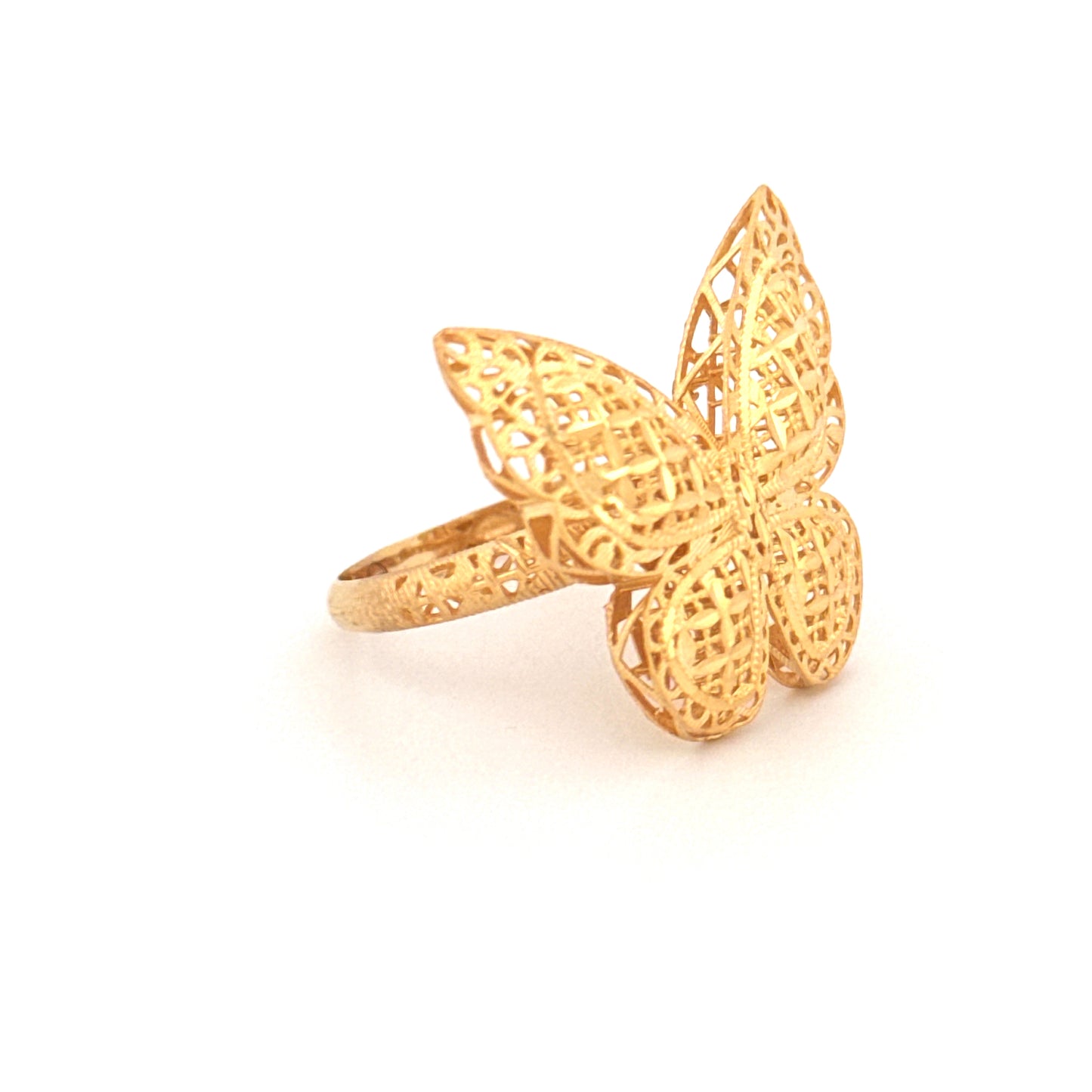 Ring Gelbgold 18k - Parvaneh-ye Bahari (Frühlingsschmetterling)