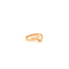 Ring Gelbgold 18k – Shabdar-e Kuchak-e Sefid (Kleines weisses Kleeblatt)