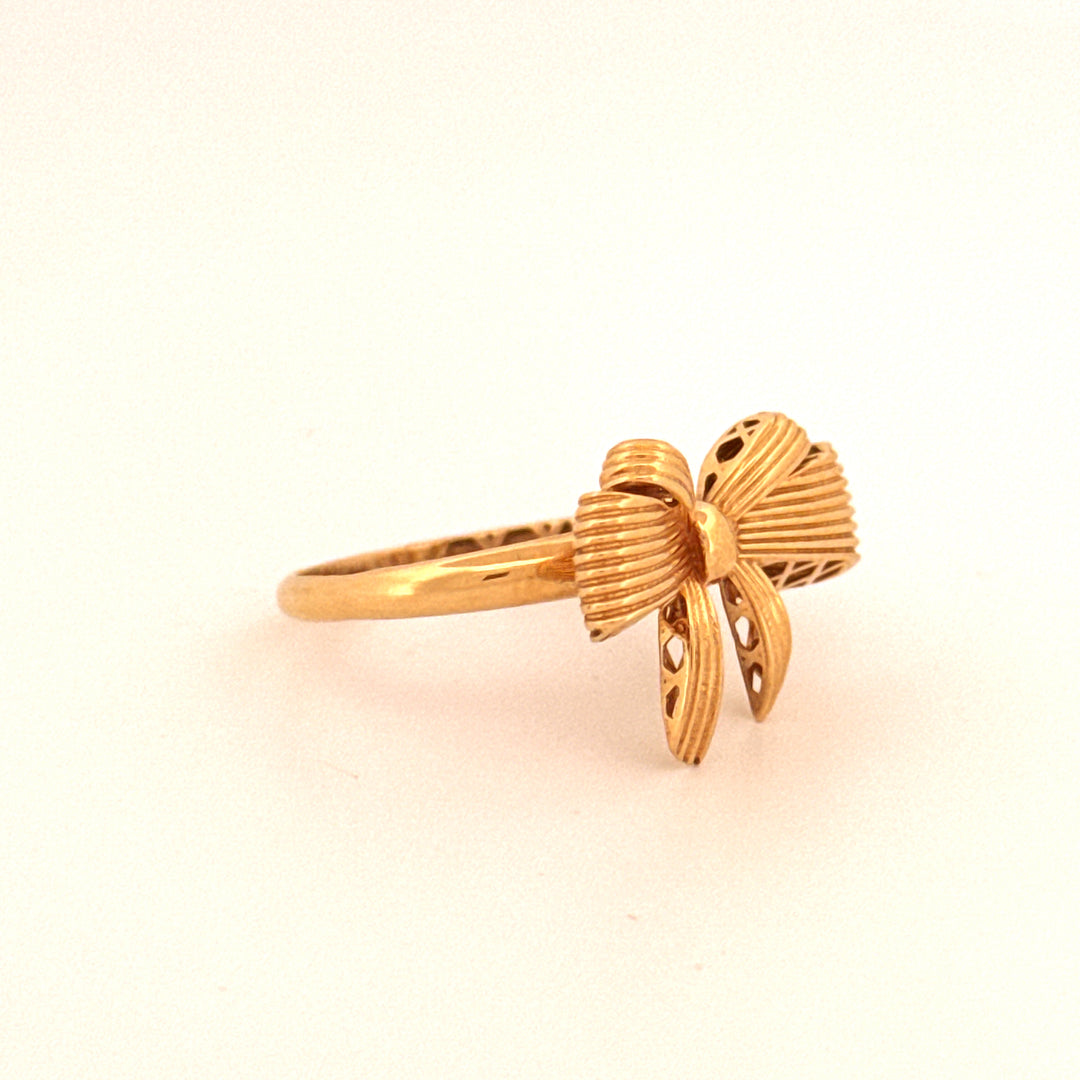Ring Gelbgold 18k - Papillon-e Farah Diba (Schleife von Farah Diba)