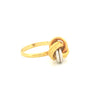Ring Gelbgold & Weissgold 18k - Der gordische Knoten