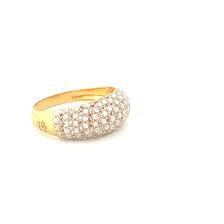 Ring Gelbgold &amp; Weissgold 18k - Ziba Mesle Almas (Schön, wie Diamanten)