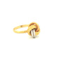 Ring Gelbgold & Weissgold 18k - Der gordische Knoten
