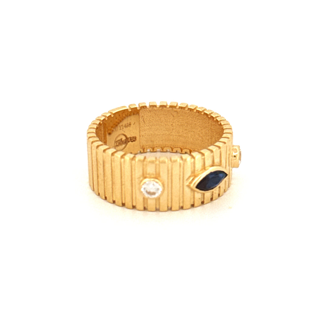 Ring Gelbgold 18k - Cheshm (Auge)