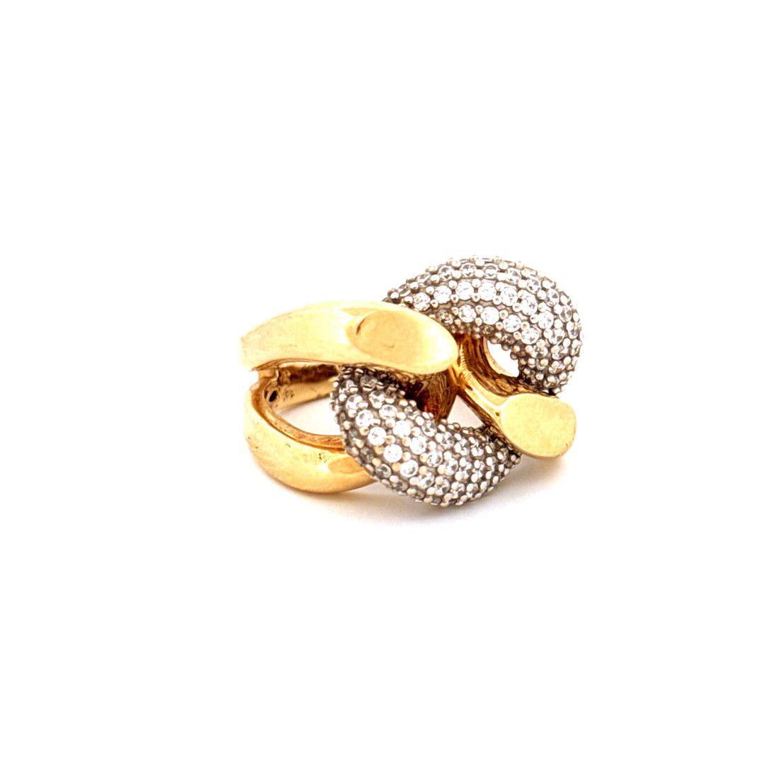 Ring Gelbgold 18k - Halgheh-ye Hamahang (Harmonische Verschlingung)