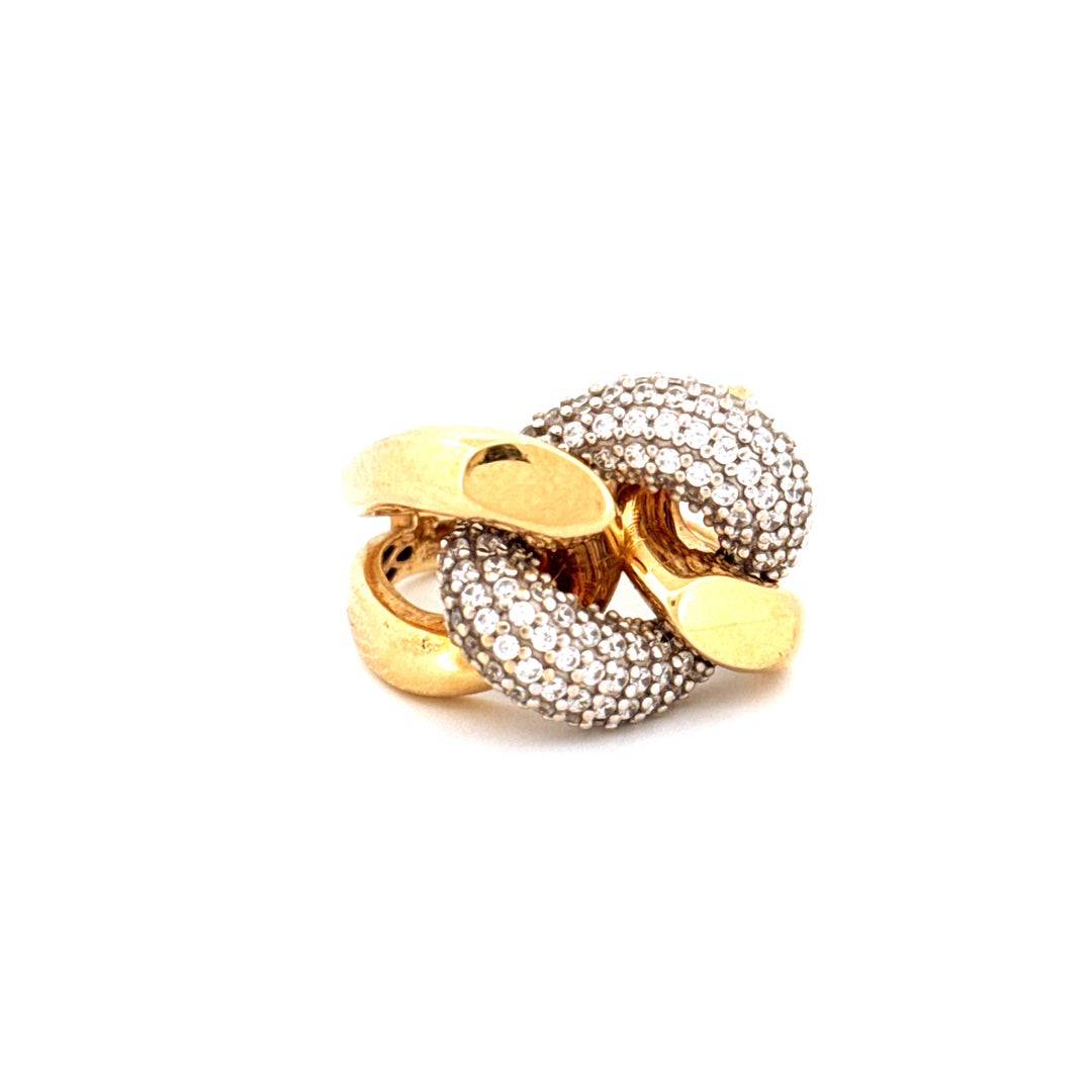 Ring Gelbgold 18k - Halgheh-ye Hamahang (Harmonische Verschlingung)
