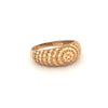 Ring Gelbgold & Weissgold 18k - Moj-e Tala (Goldene Welle)