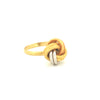 Ring Gelbgold & Weissgold 18k - Der gordische Knoten