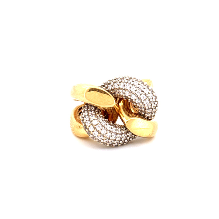 Ring Gelbgold 18k - Halgheh-ye Hamahang (Harmonische Verschlingung)