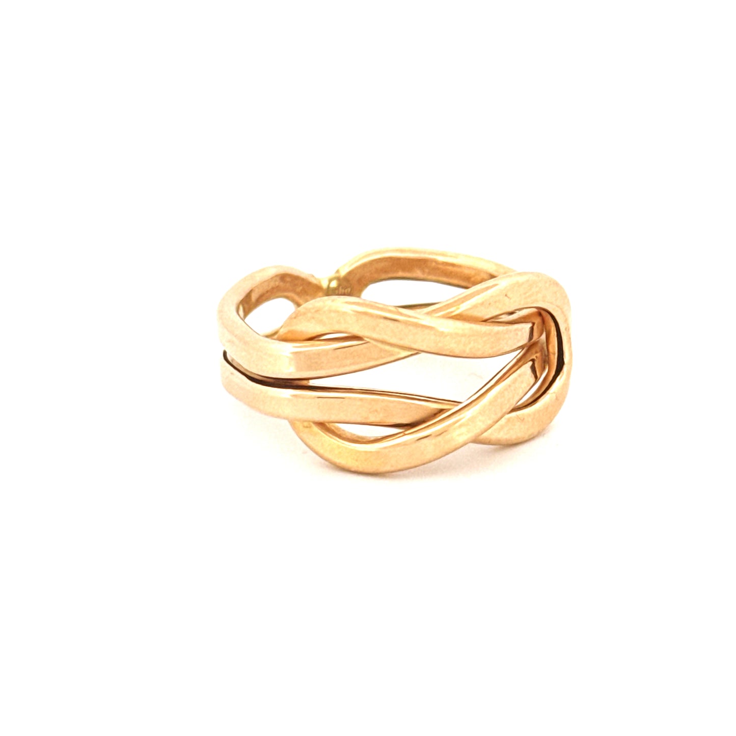 Ring Gelbgold 18k - Gereh-e Tala (Goldener Knoten)