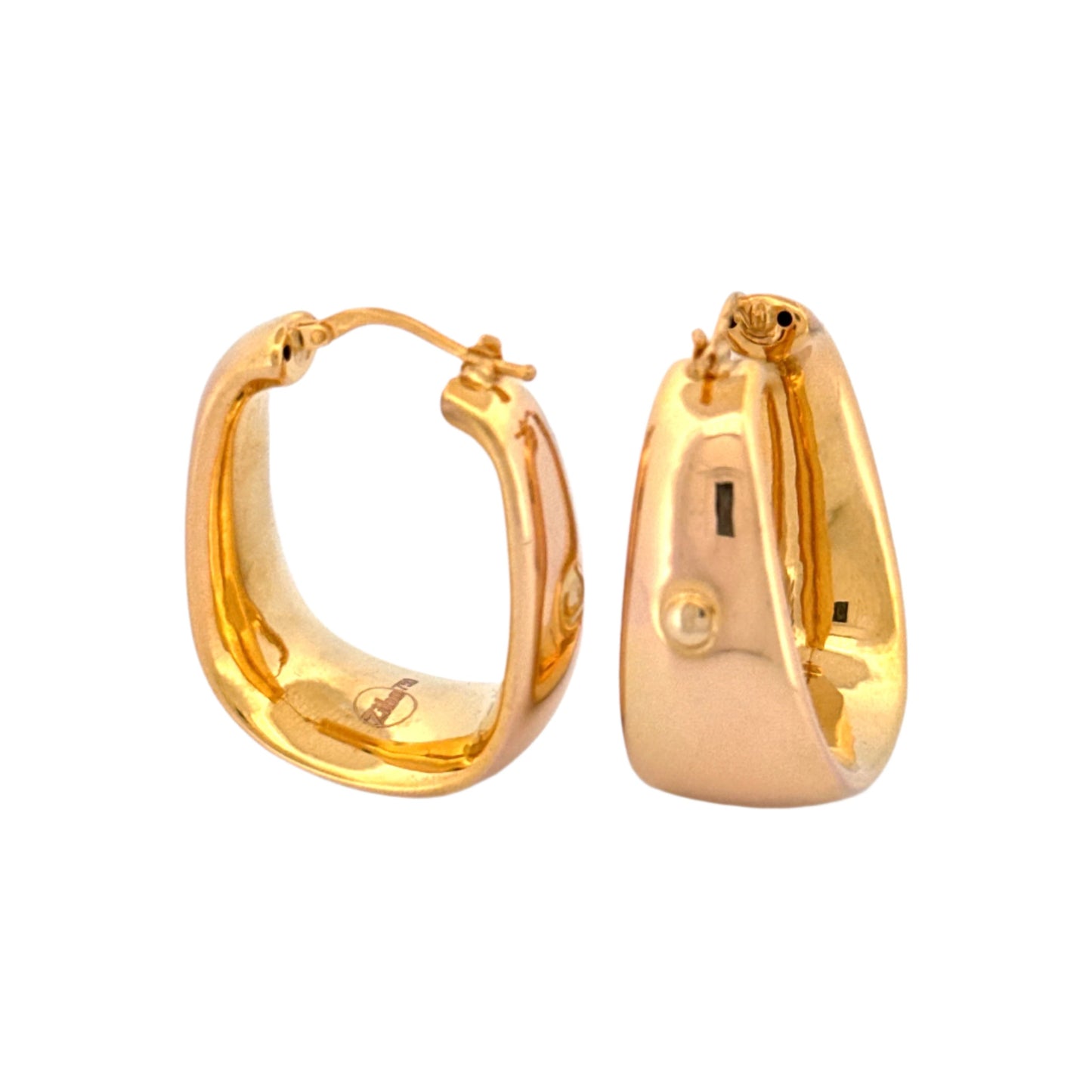 Ohrringe Gelbgold 18k - Mah-e Tala (Goldener Halbmond)