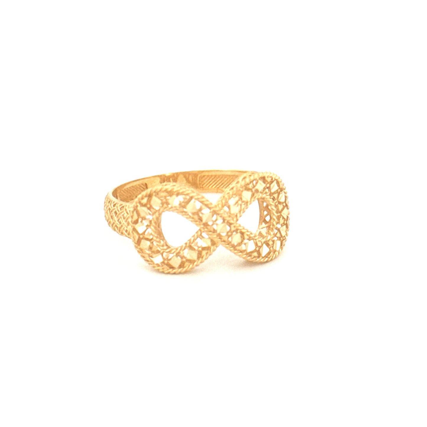 Ring Gelbgold 18k - Bi-Nahayat (Unendlichkeit)