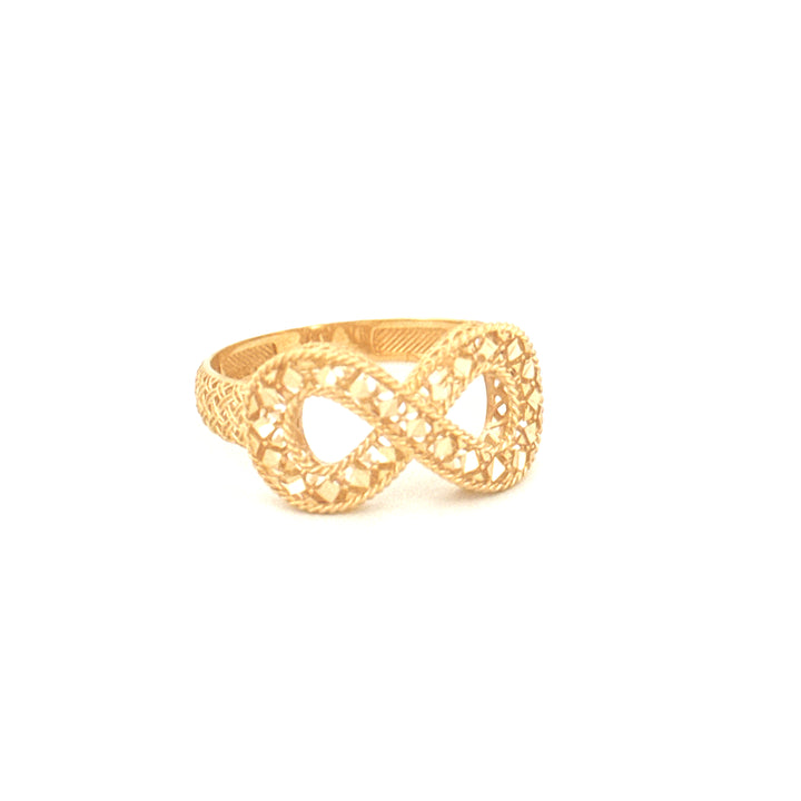 Ring Gelbgold 18k - Bi-Nahayat (Unendlichkeit)