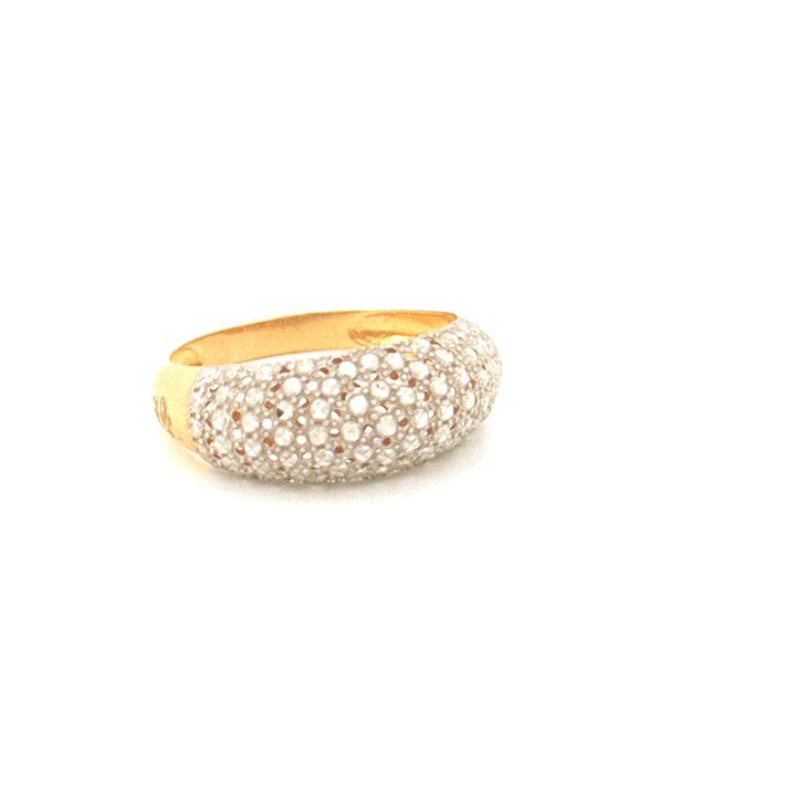 Ring Gelbgold &amp; Weissgold 18k - Ziba Mesle Almas (Schön, wie Diamanten)